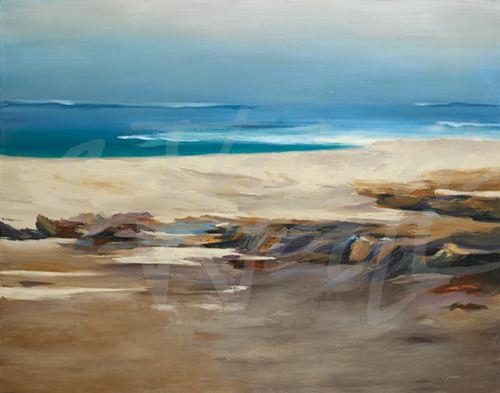 transitional seascape, ocean, sea, beach, Liz Jardine, seattle art