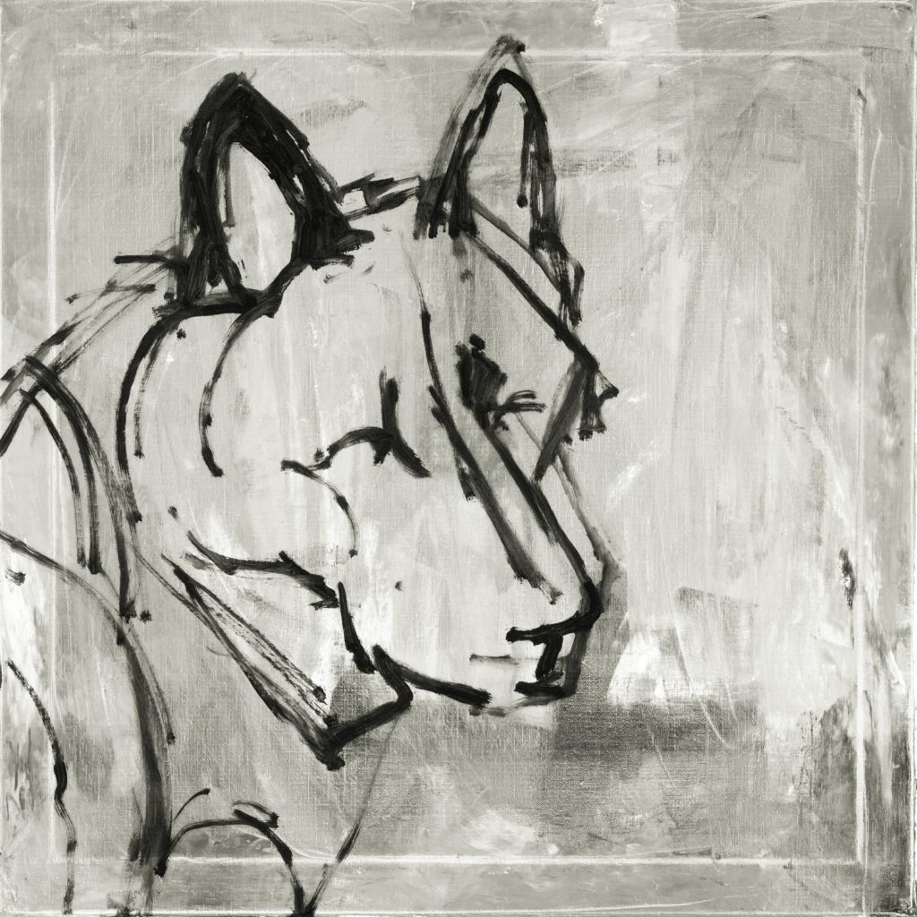 Sketch For Blue Wolf